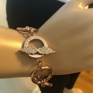 Victoria Secret Rose Gold Bracelet with Crystals